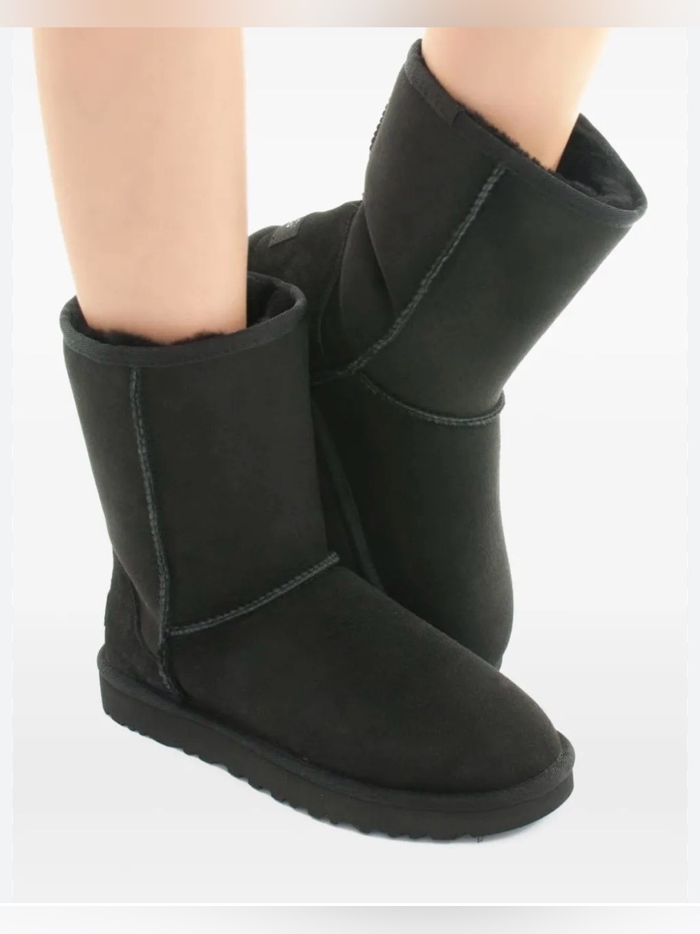 NWOT UGG Black Women's Classic Short II Boots